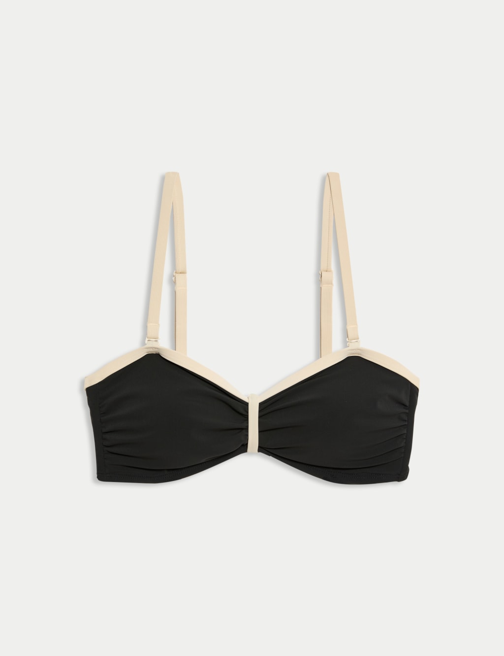 Colour Block Bandeau Bikini Top M S Collection M S