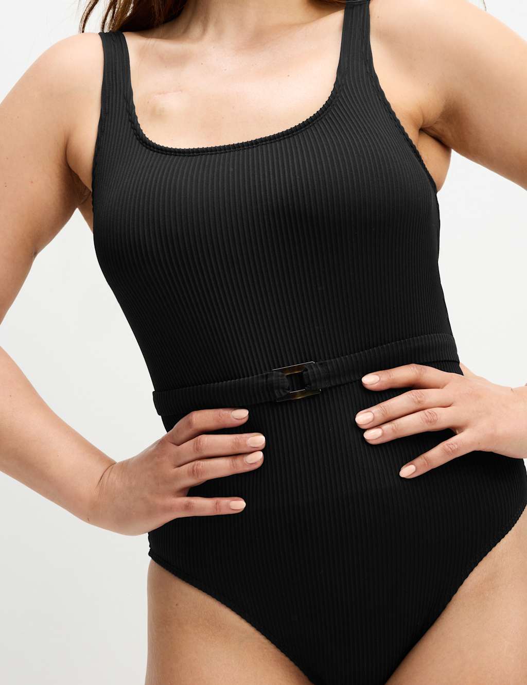 Post surgery Tummy Control Belted Swimsuit 4 of 5