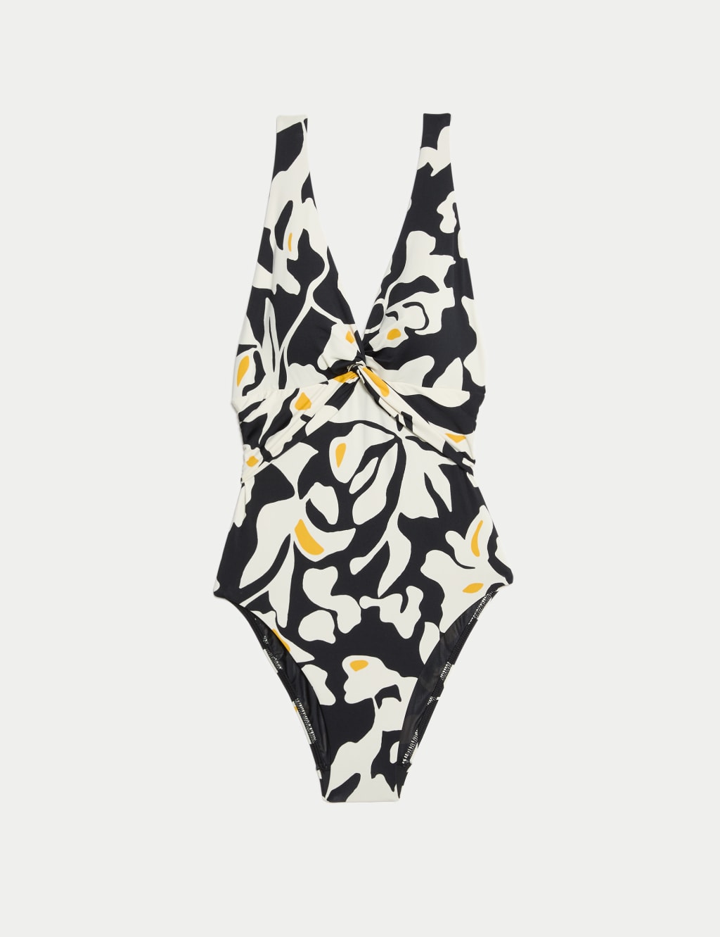 360 Tummy Control Printed Plunge Swimsuit 2 of 5