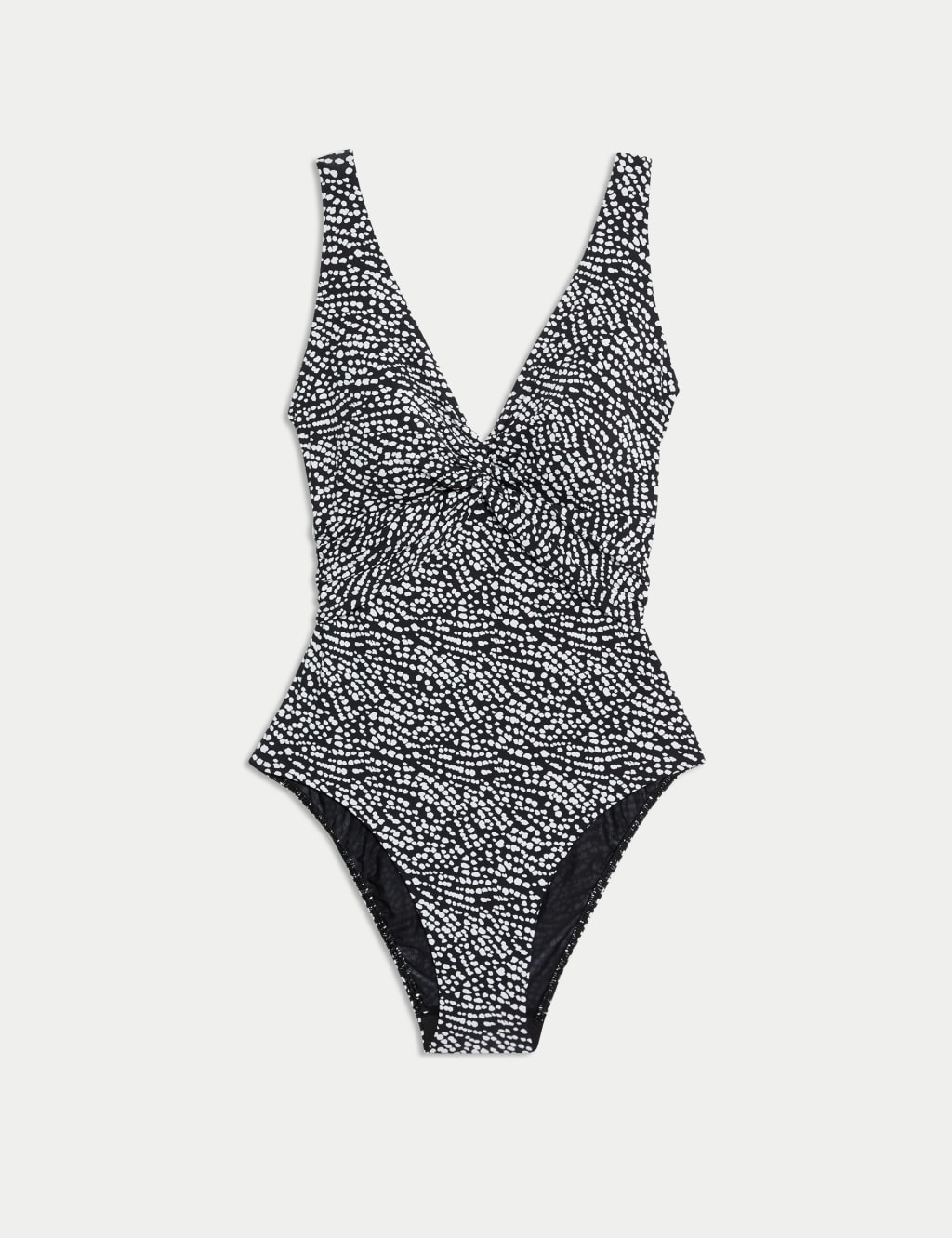 360 Tummy Control Printed Plunge Swimsuit 2 of 4
