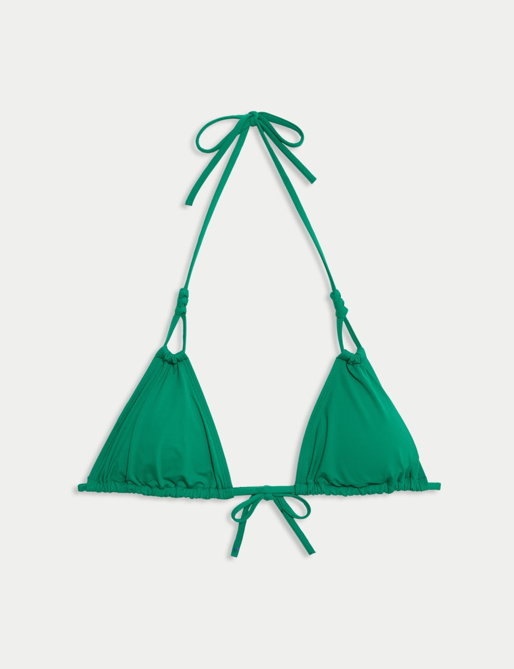 Knot Front Triangle Bikini Top 2 of 4