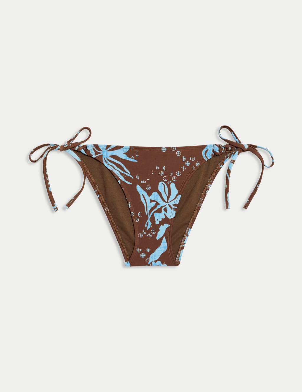 Printed Tie Side Bikini Bottoms 2 of 3