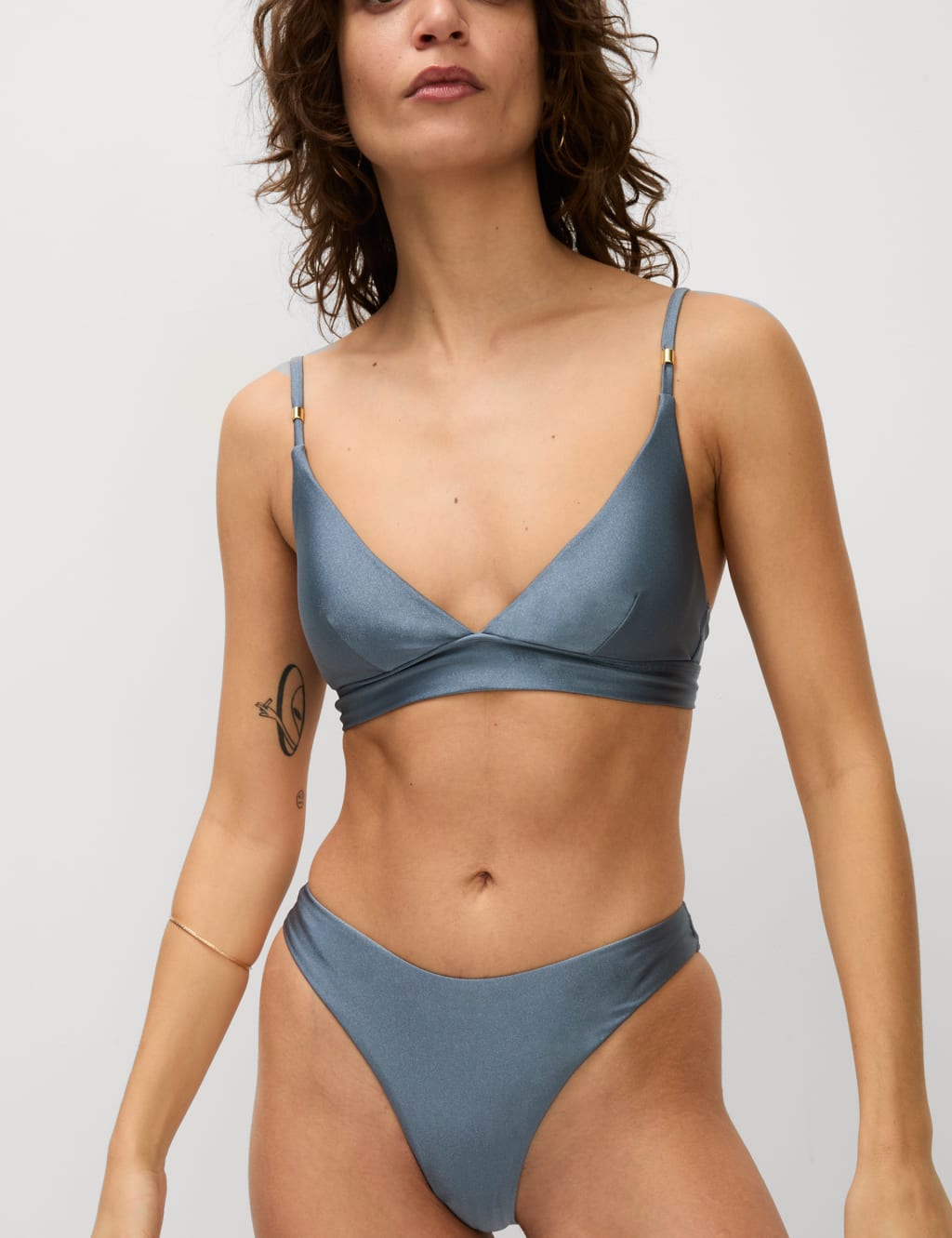 Sheen High Leg Bikini Bottoms 4 of 4