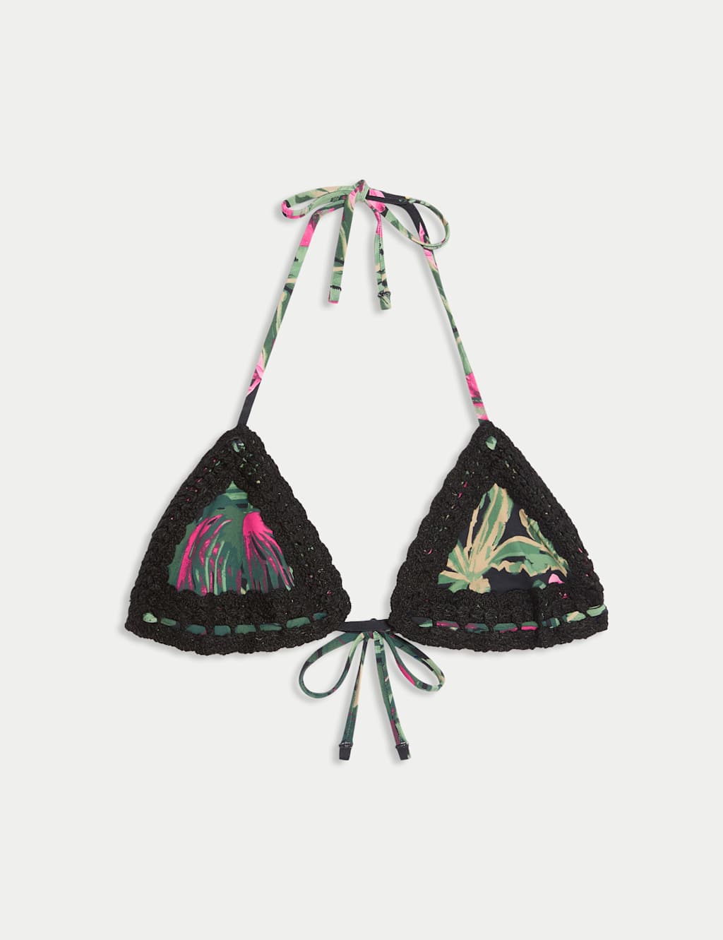 Textured Triangle Bikini Top 2 of 4