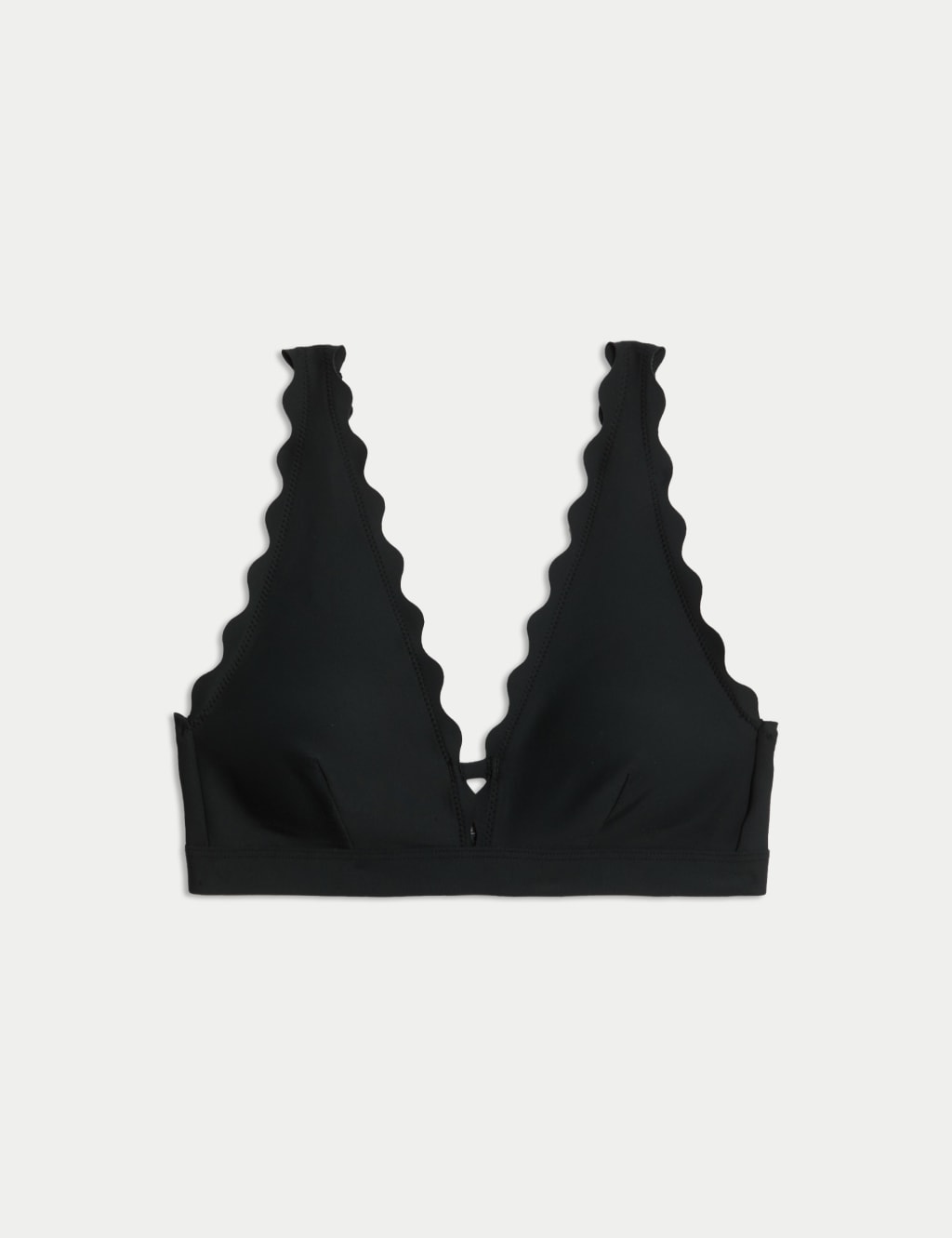 Neoprene Scallop Bikini Top 2 of 6
