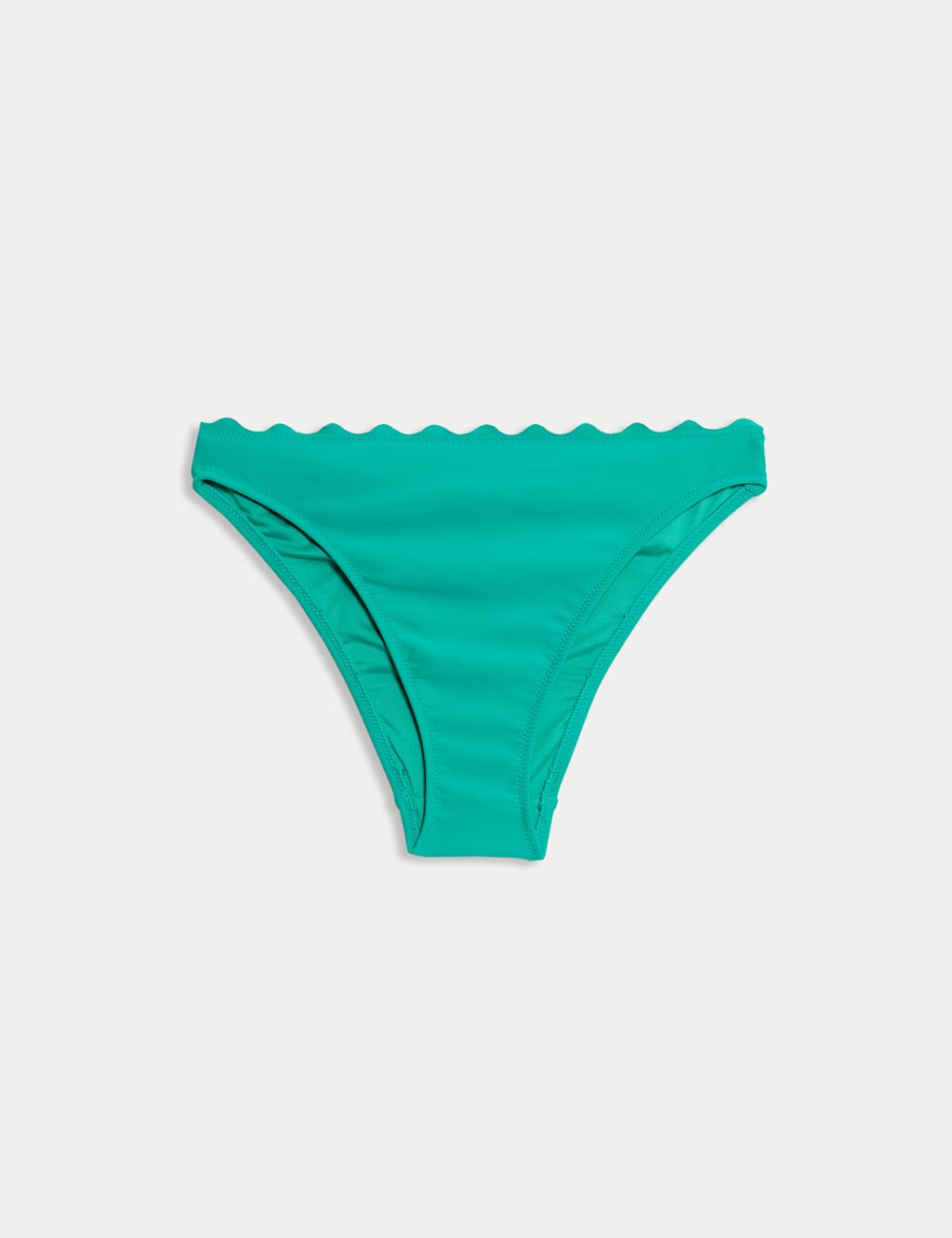 Neoprene Scallop High Leg Bikini Bottoms 2 of 5