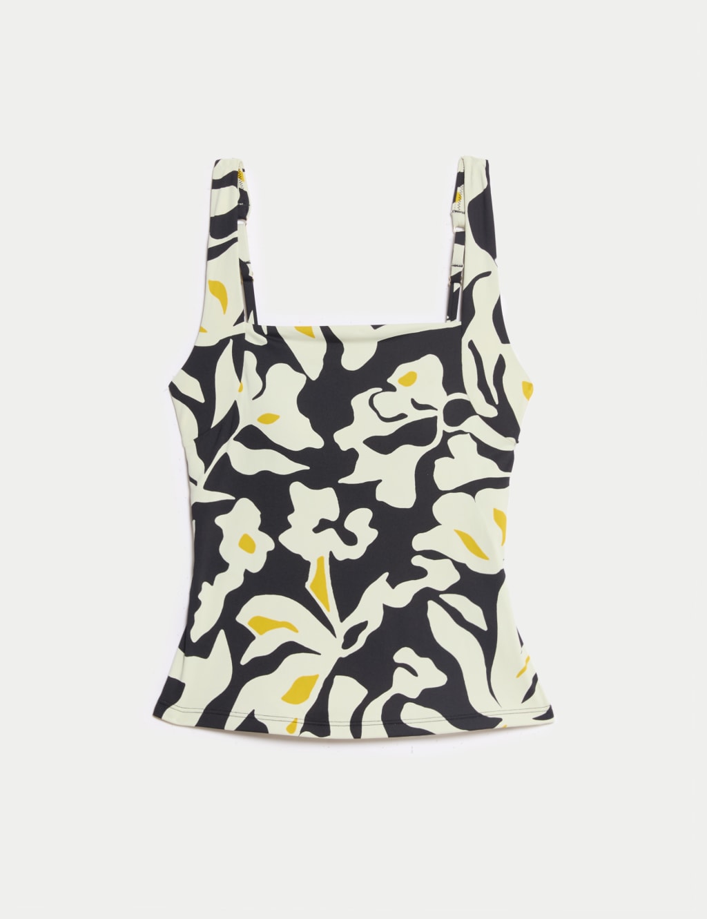 Floral Square Neck Tankini Top 2 of 6