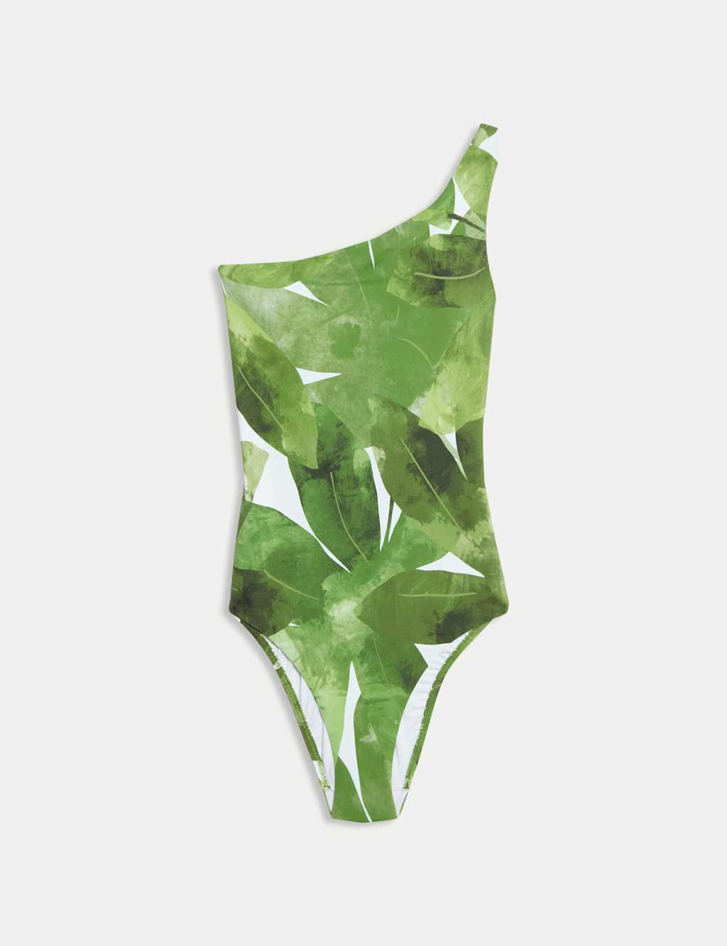 Printed Padded One Shoulder Swimsuit 2 of 5