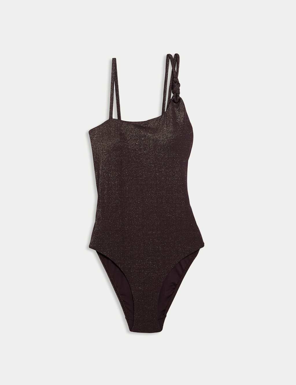 Glitter One Shoulder Swimsuit 2 of 6