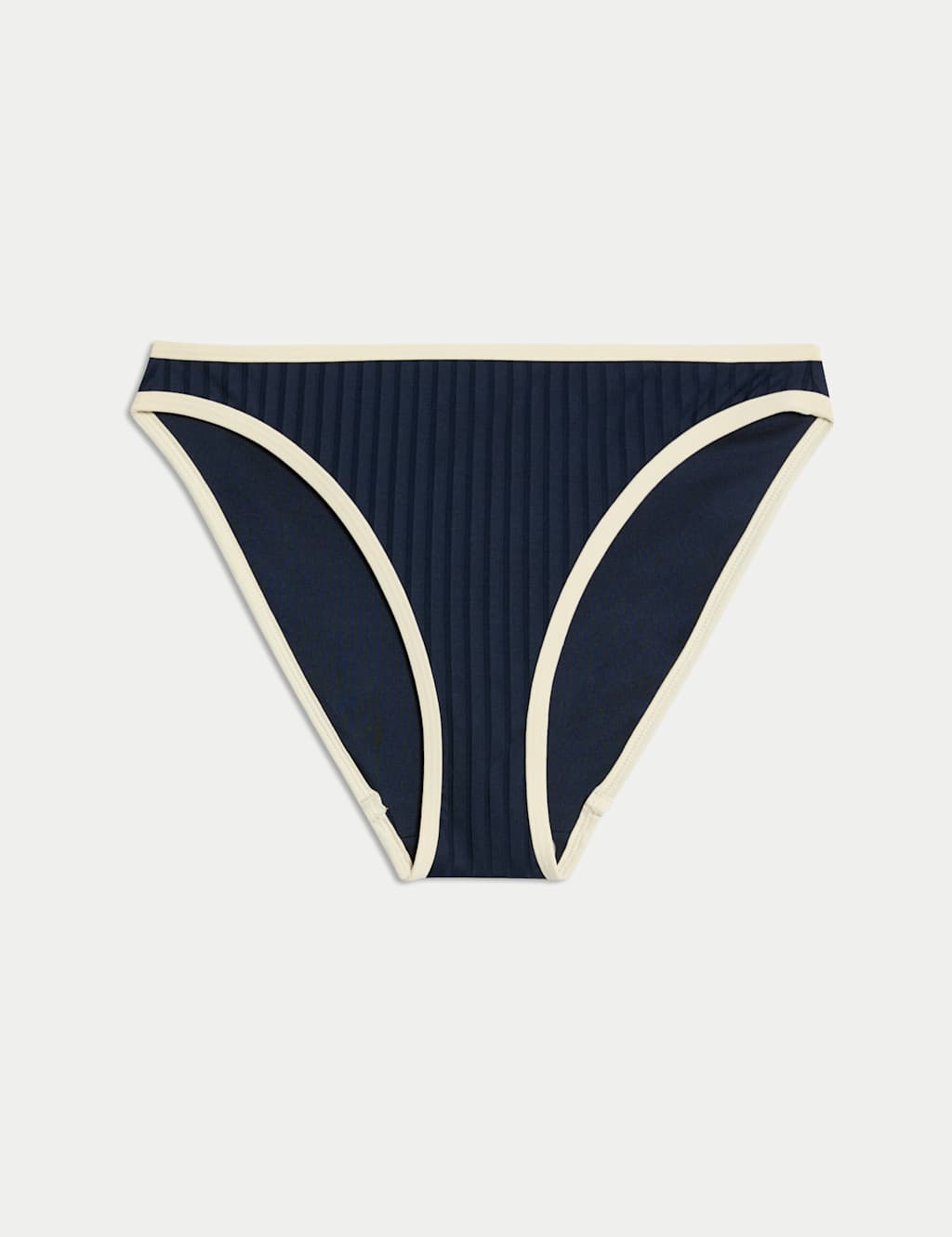 Ribbed Tipped High Leg Bikini Bottoms 2 of 4