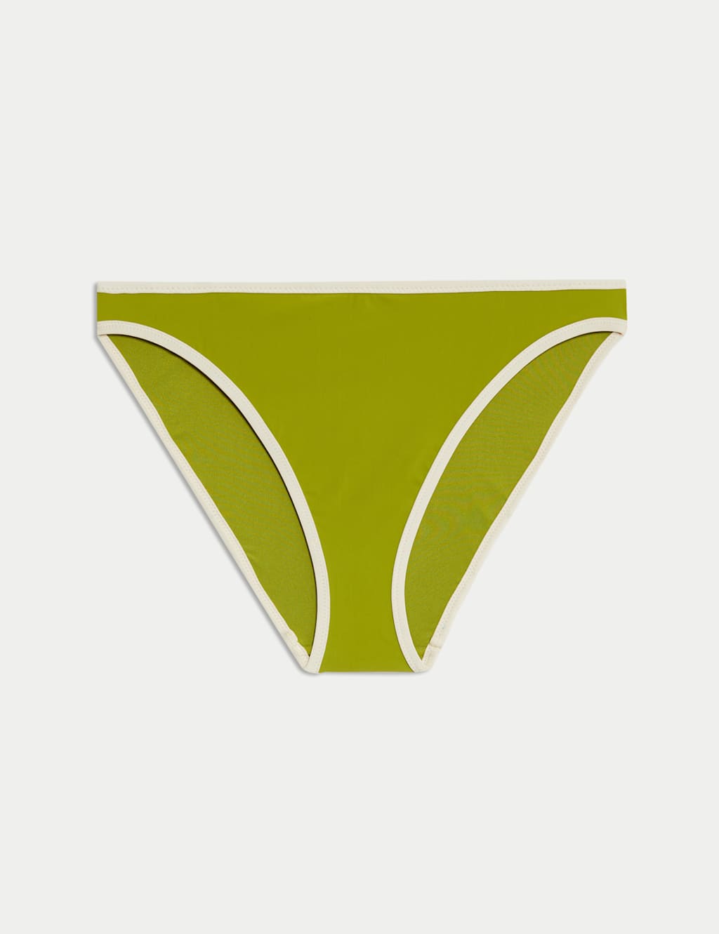 Contrast Trim High Leg Bikini Bottoms 2 of 5