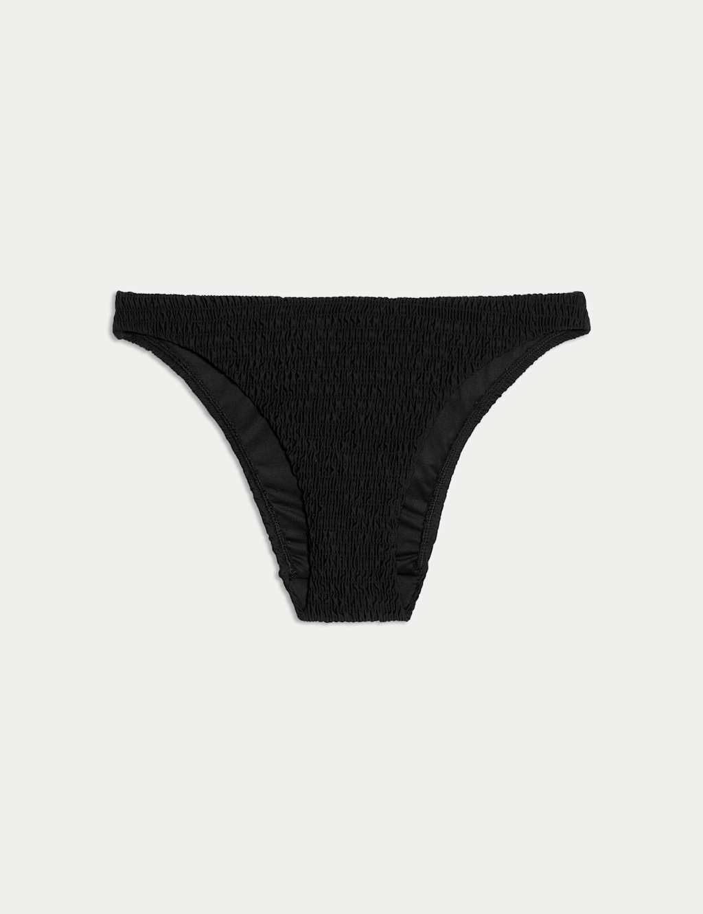Shirred High Leg Bikini Bottoms 2 of 5