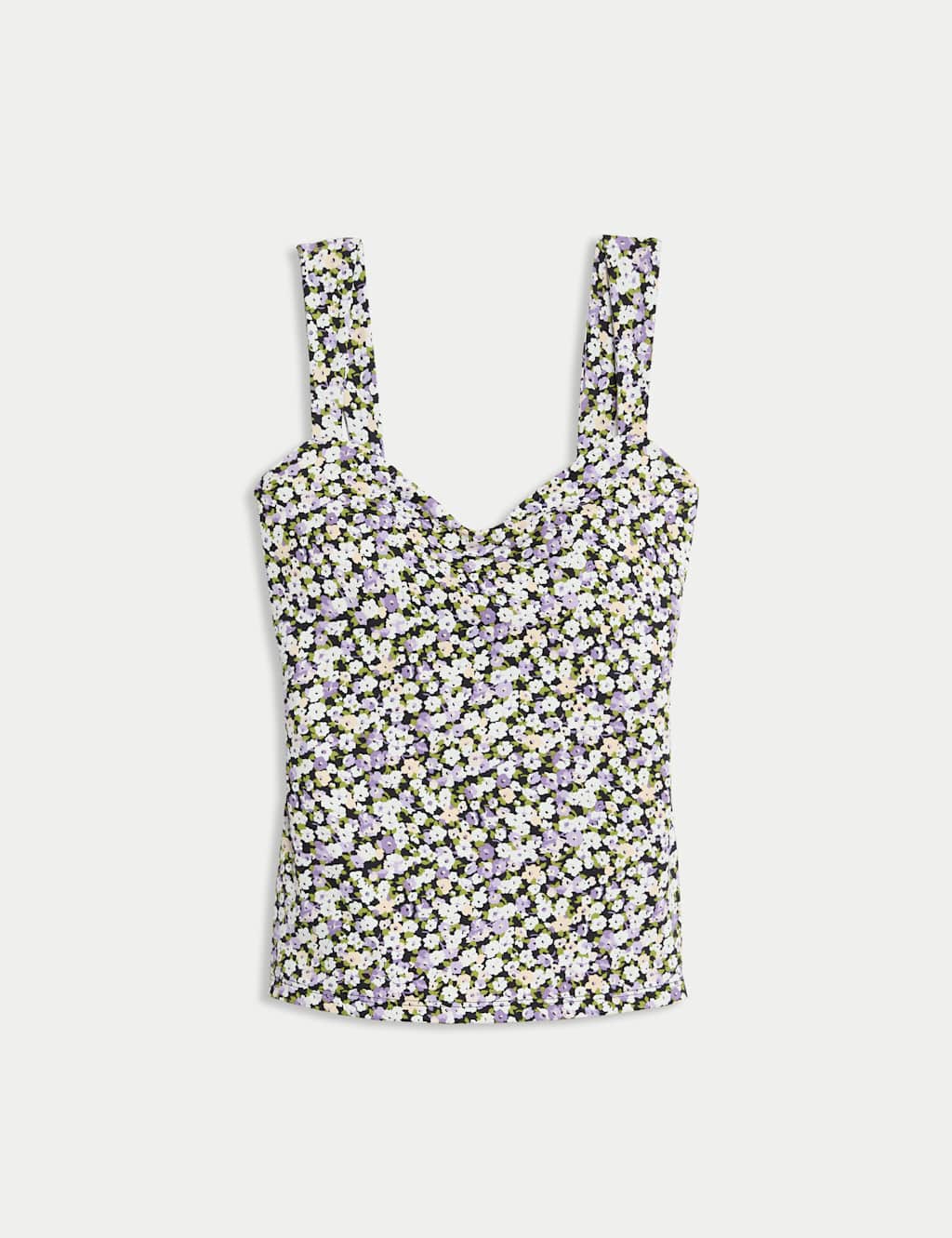 Printed Tummy Control Sweetheart Tankini 2 of 4