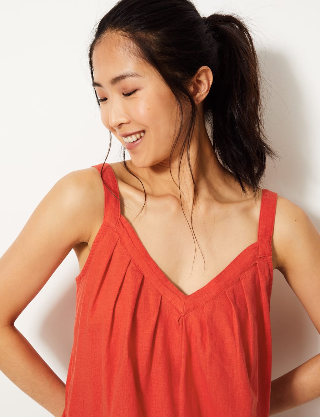 Linen Rich Camisole Top 3 of 4
