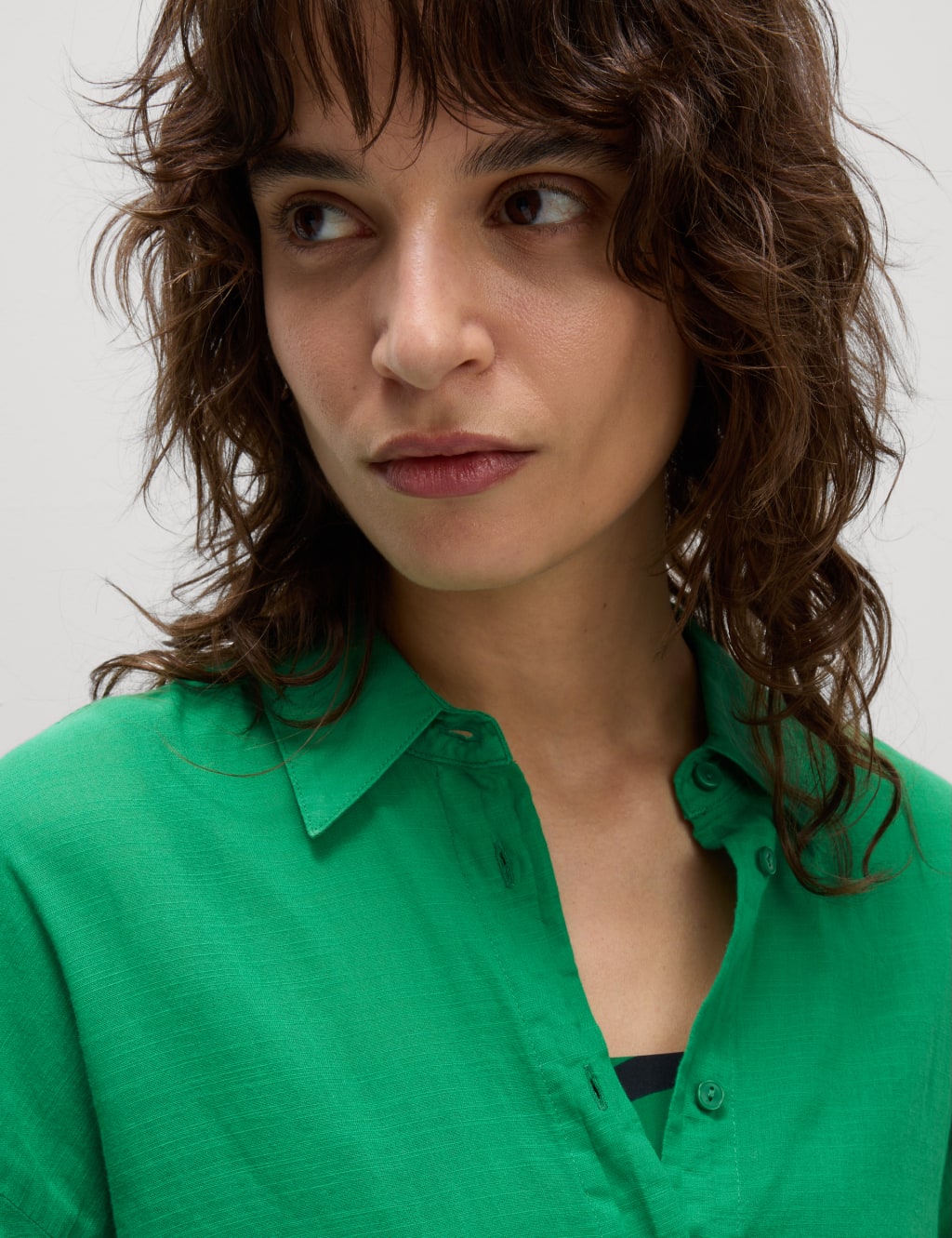 Pure Cotton Collared Beach Shirt 5 of 5