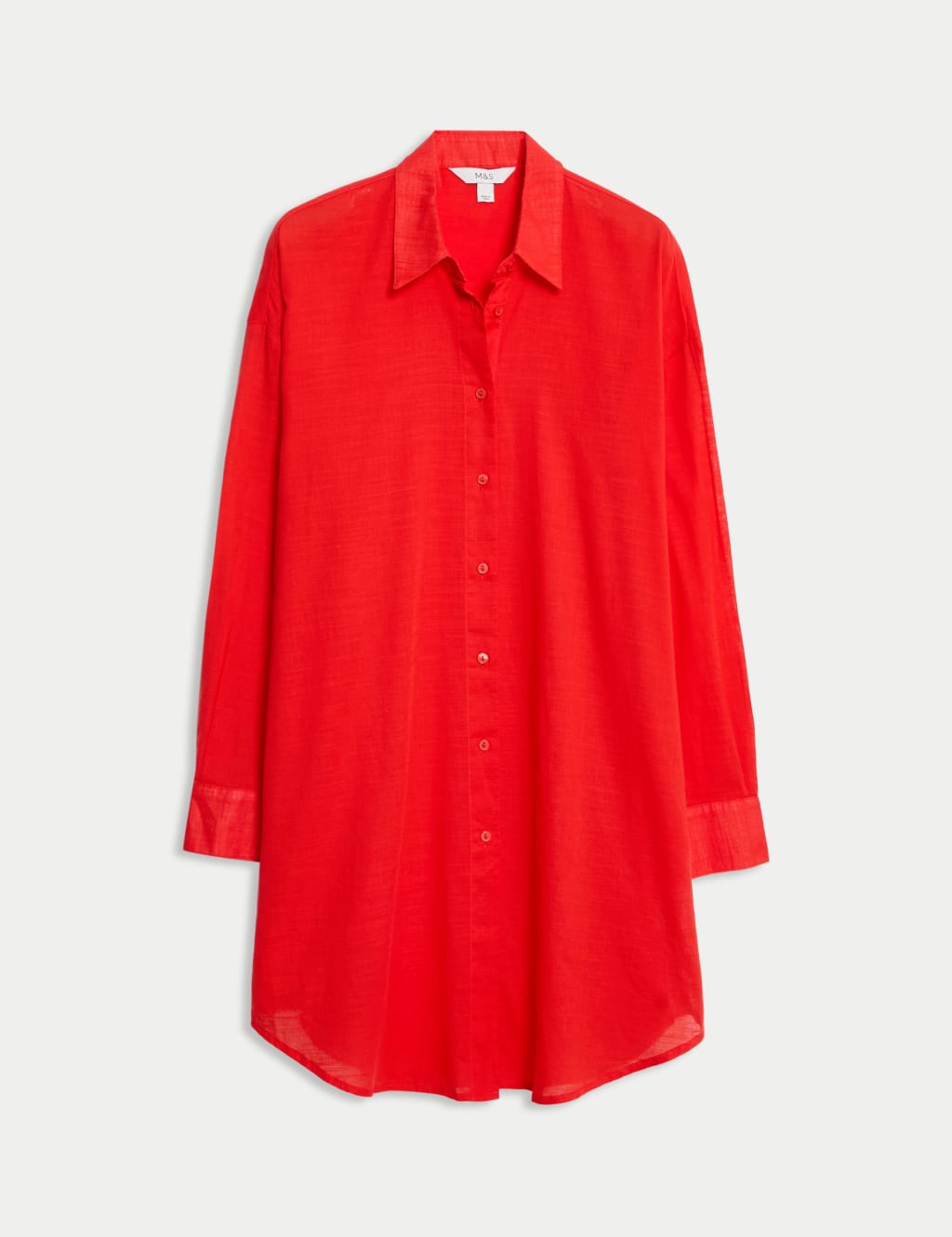 Pure Cotton Collared Beach Shirt 2 of 7