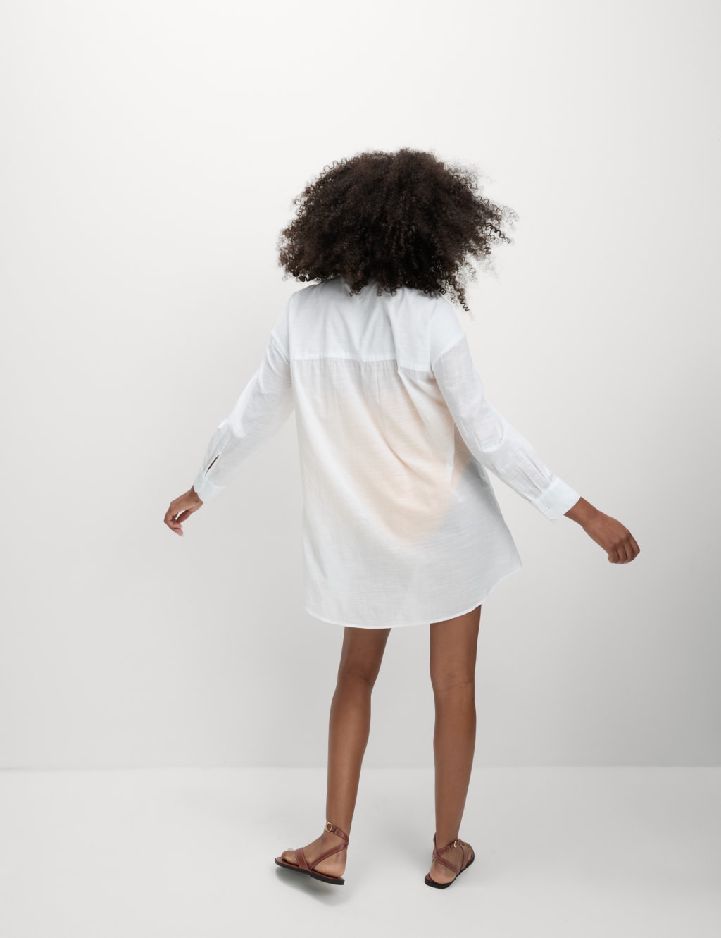 Pure Cotton Collared Beach Shirt 5 of 5