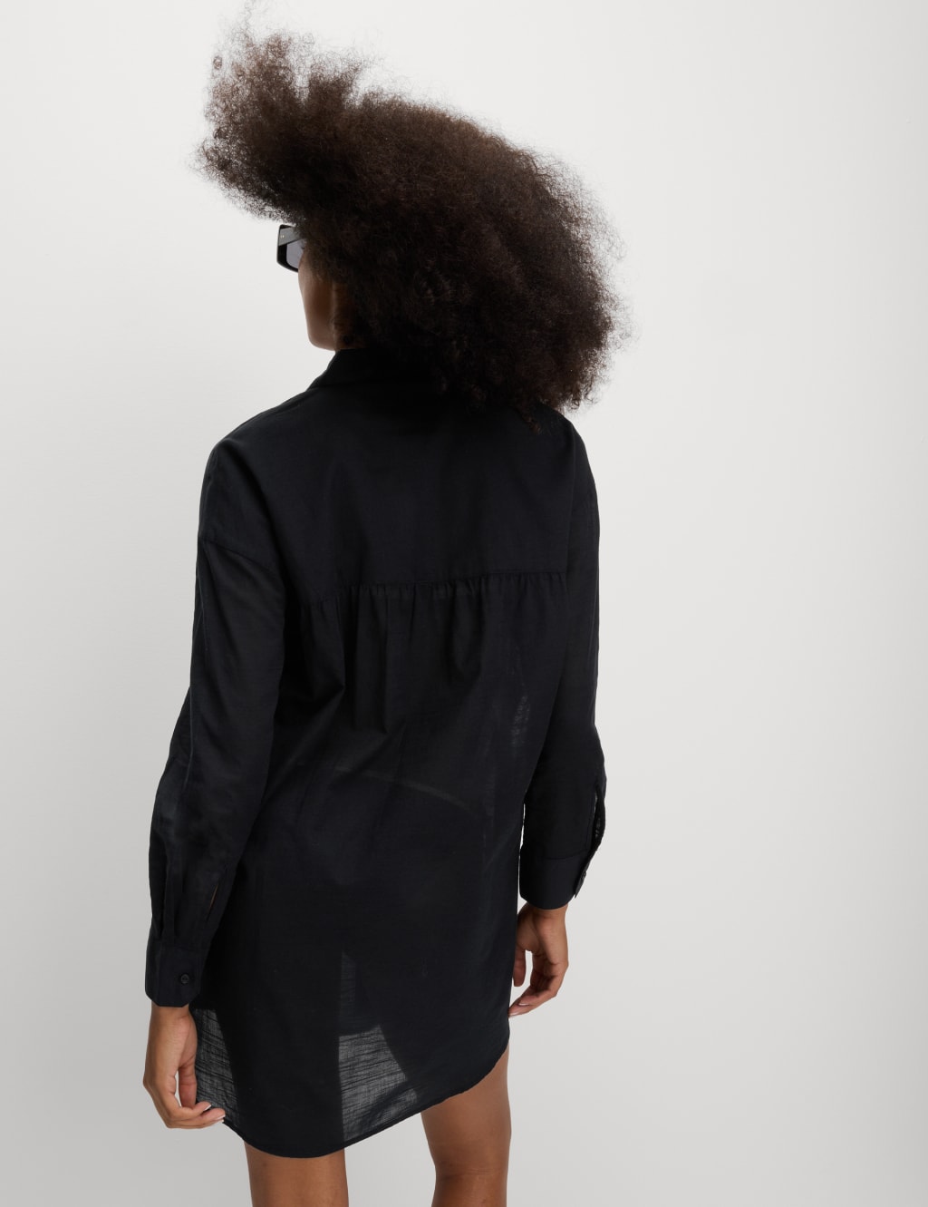 Pure Cotton Collared Beach Shirt 5 of 5