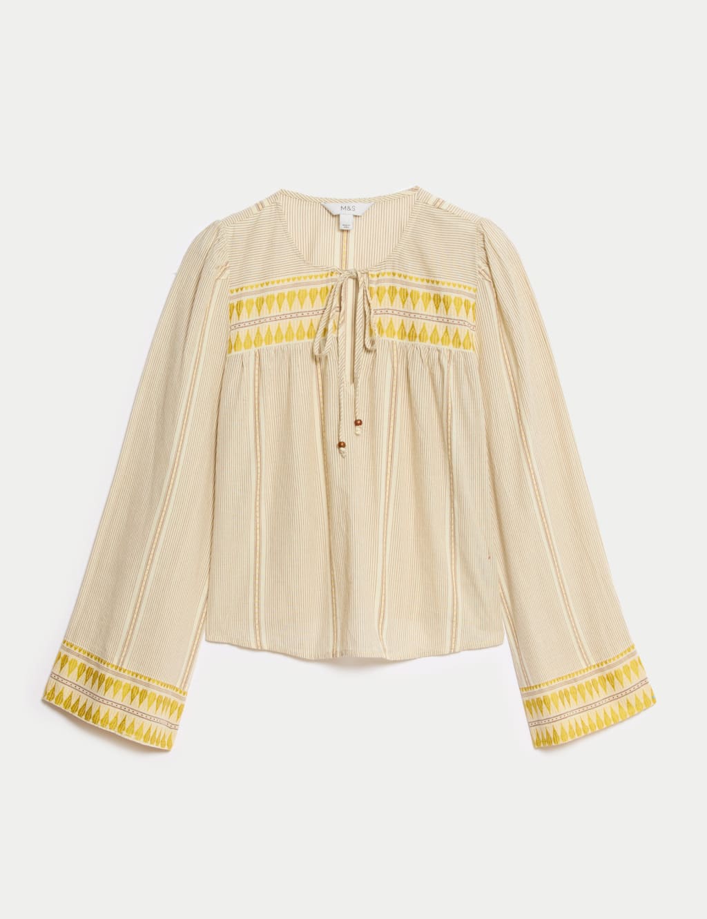 Cotton Rich Jacquard Beach Shirt 2 of 6