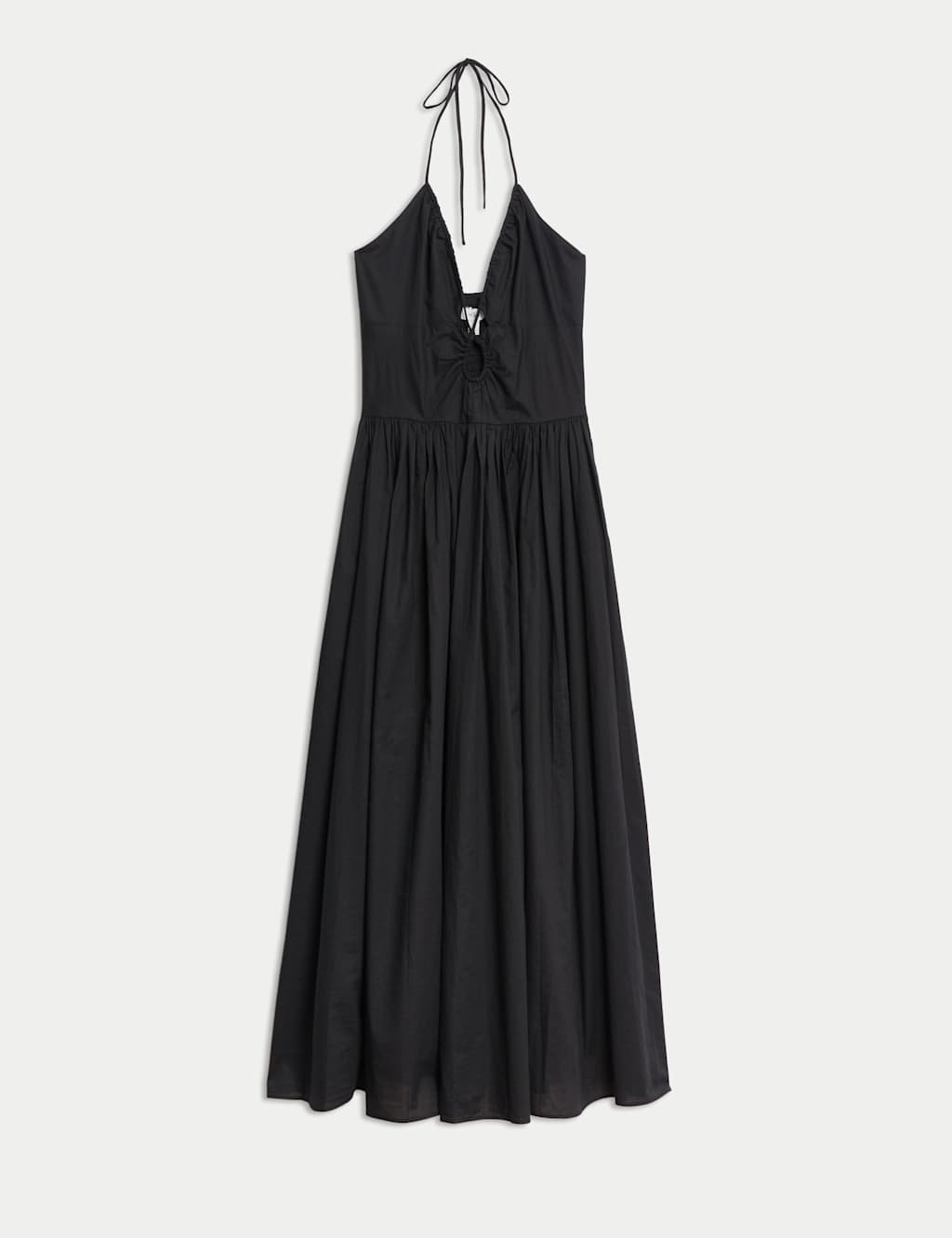 Pure Cotton Halter Neck Midaxi Beach Dress 2 of 5