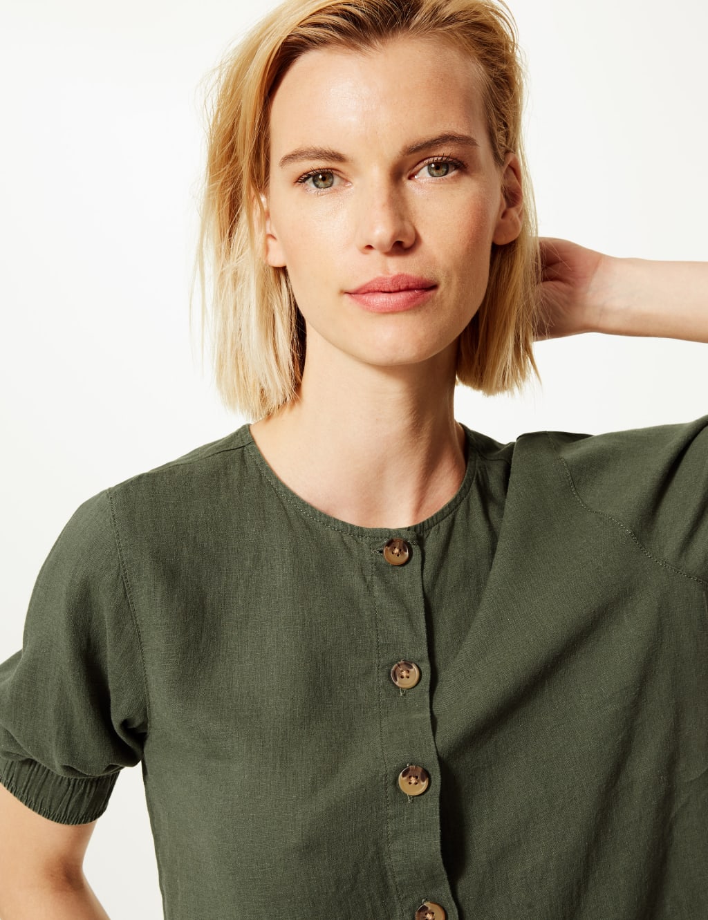 Linen Rich Blouse 3 of 4