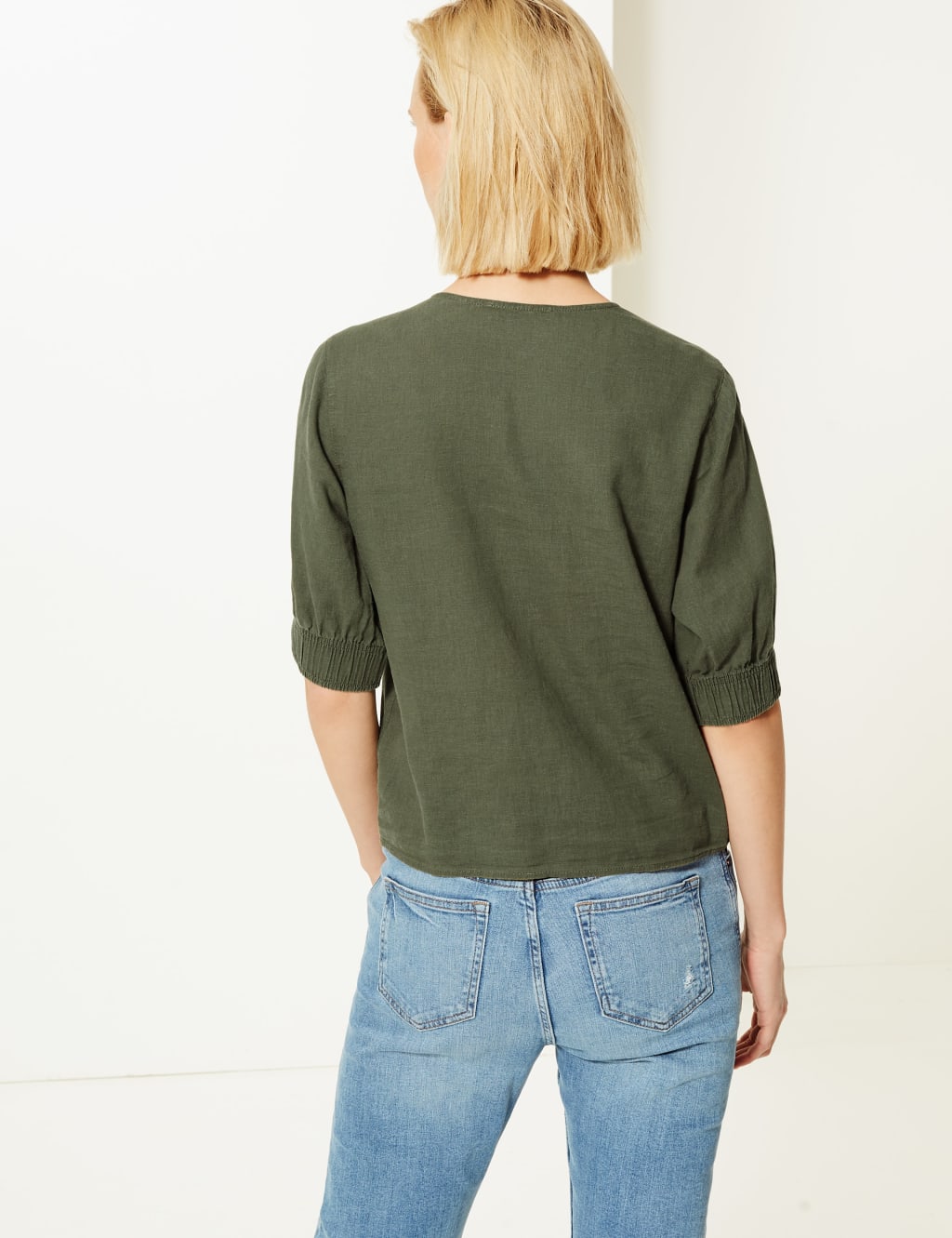 Linen Rich Blouse 4 of 4
