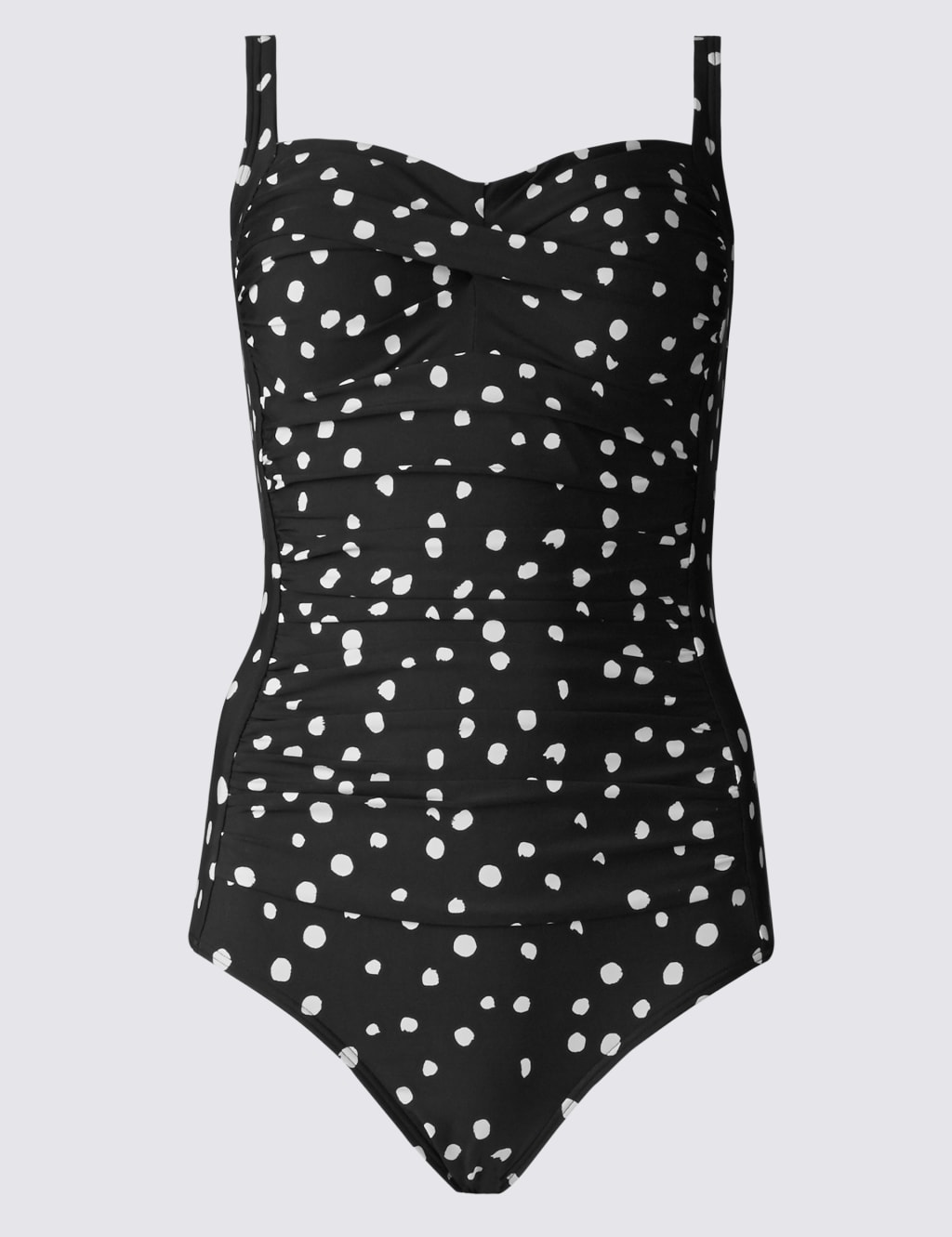 Secret Slimming™ Spotted Twisted Front Bandeau Swimsuit 2 of 3