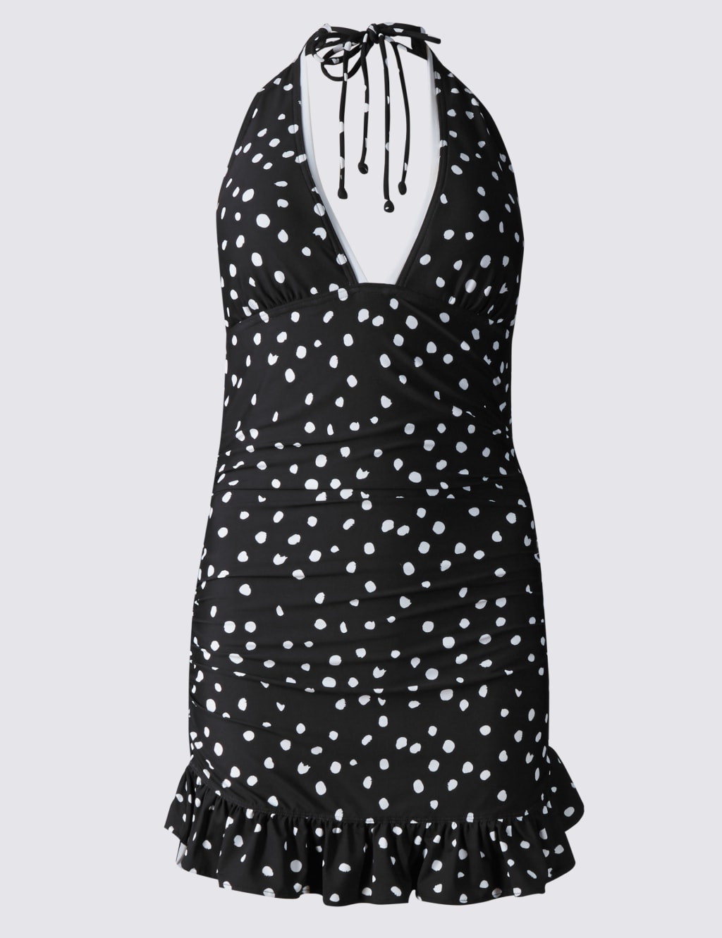 Secret Slimming™ Halterneck Spot Print Swimdress 2 of 3
