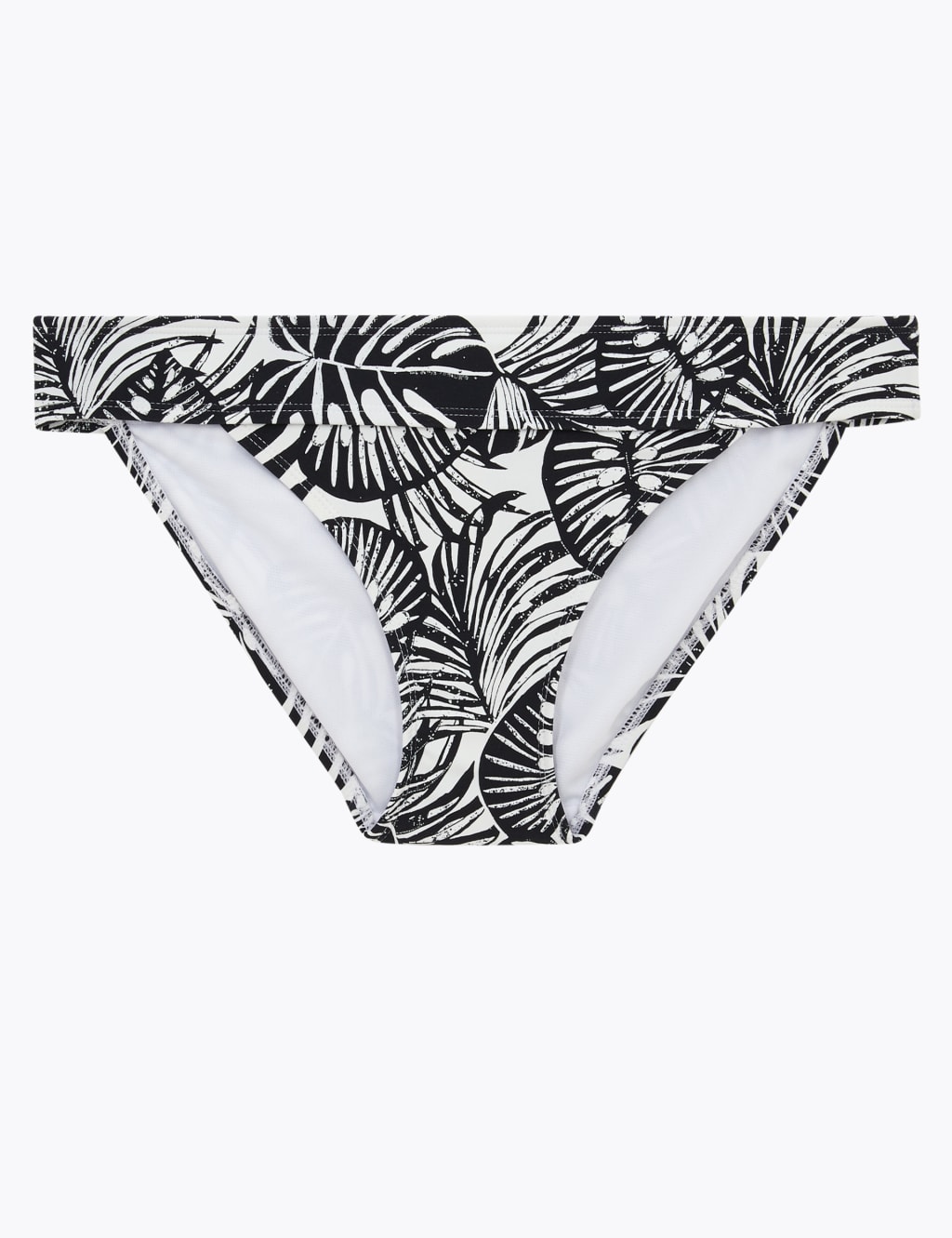 Monochrome Print Tanga Bikini Bottoms 2 of 4