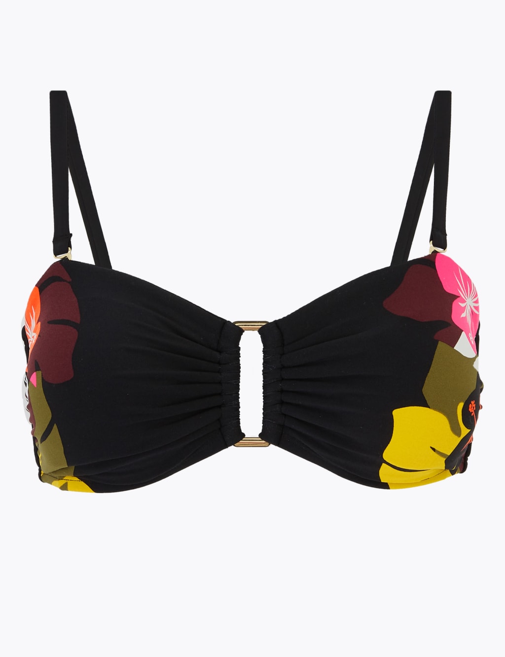 Floral Multiway Bandeau Bikini Top 2 of 8