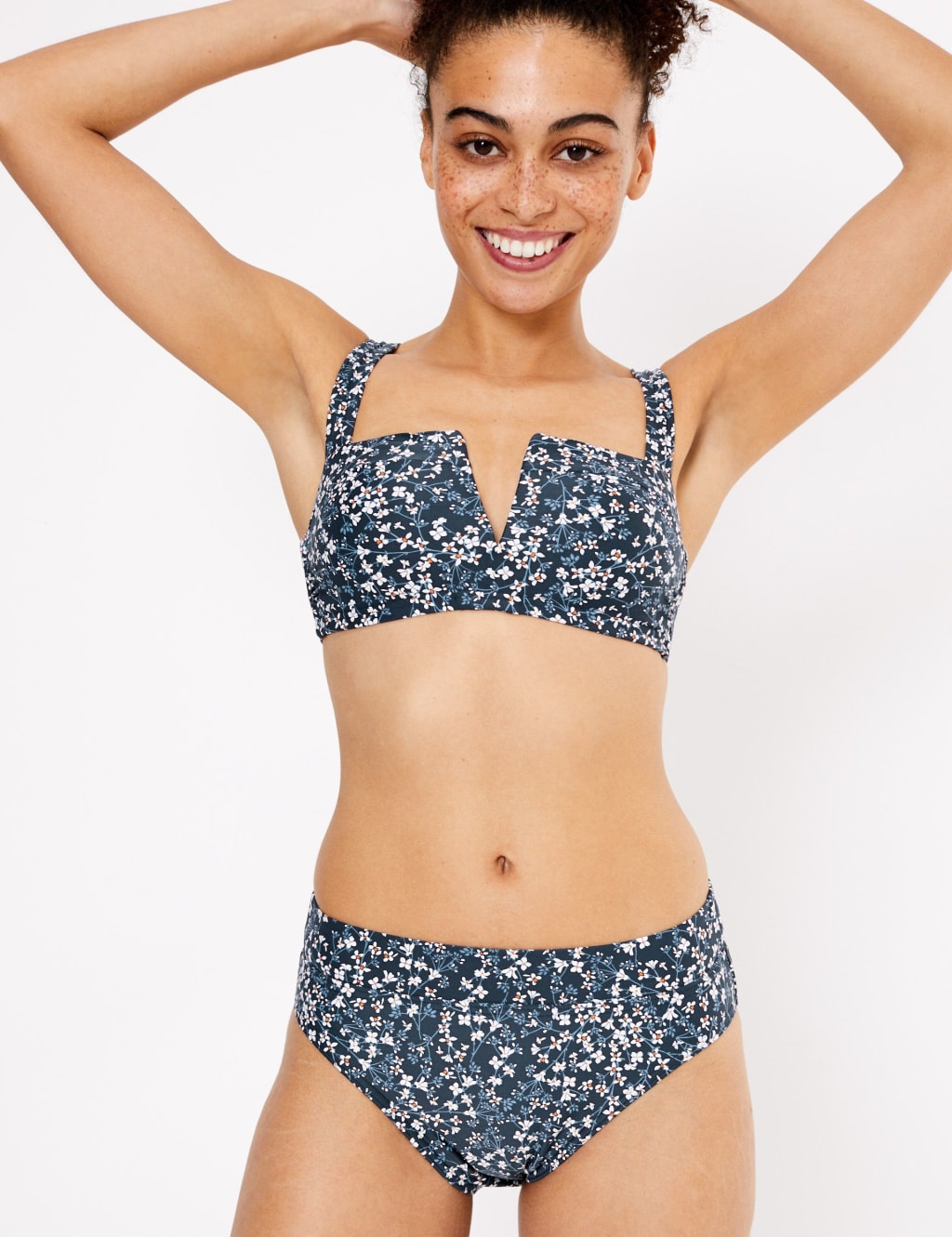 Ditsy Floral V Wire Bikini Top 4 of 5