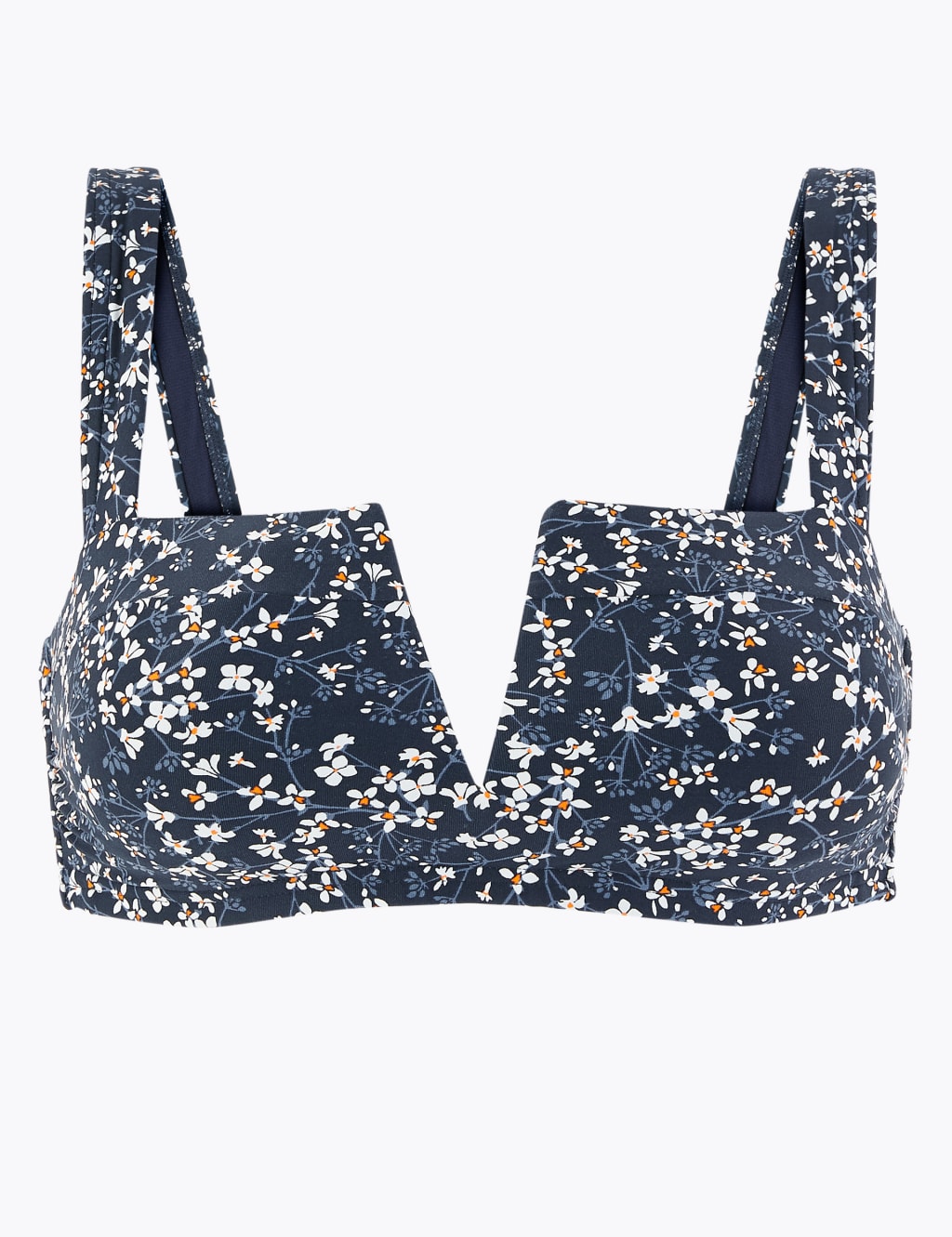 Ditsy Floral V Wire Bikini Top 2 of 5