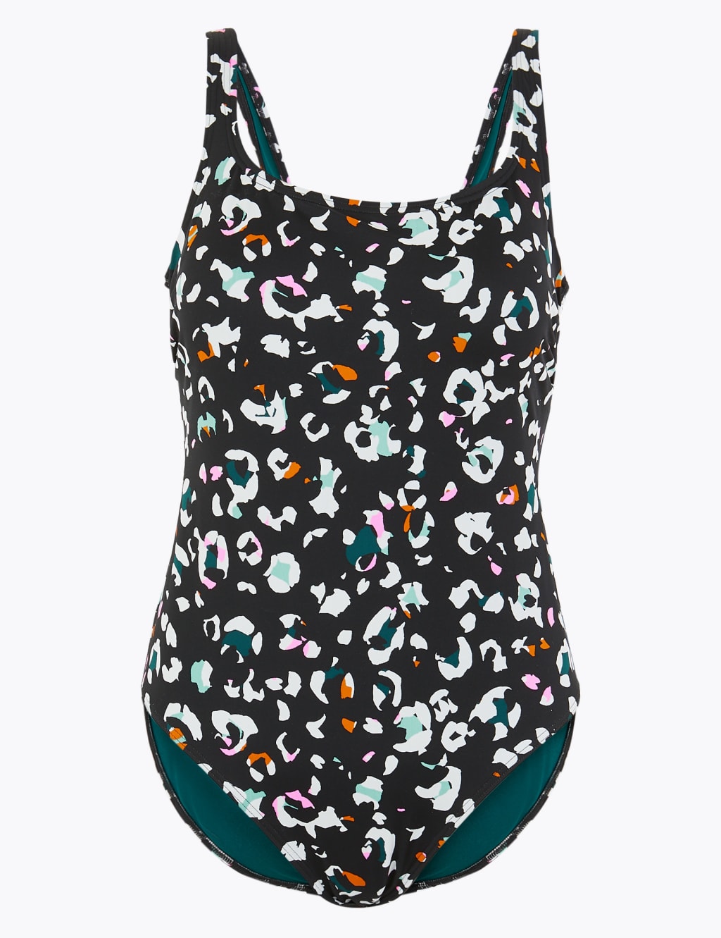 Tummy Control Animal Print Padded Swimsuit M S Collection M S
