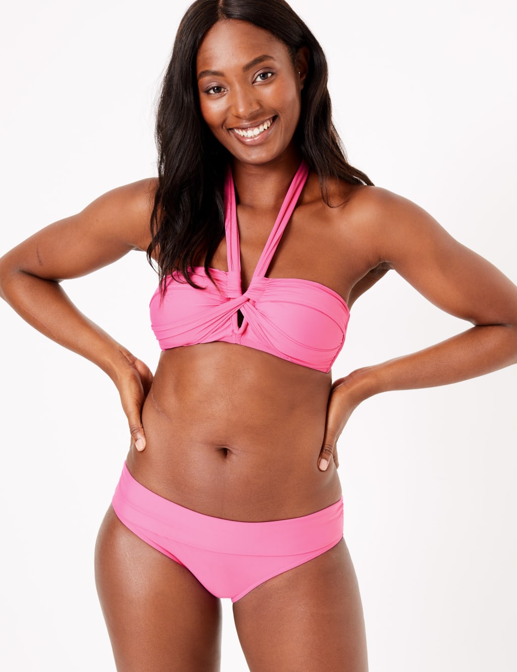 Twist Front Halter Neck Bikini Top 4 of 5