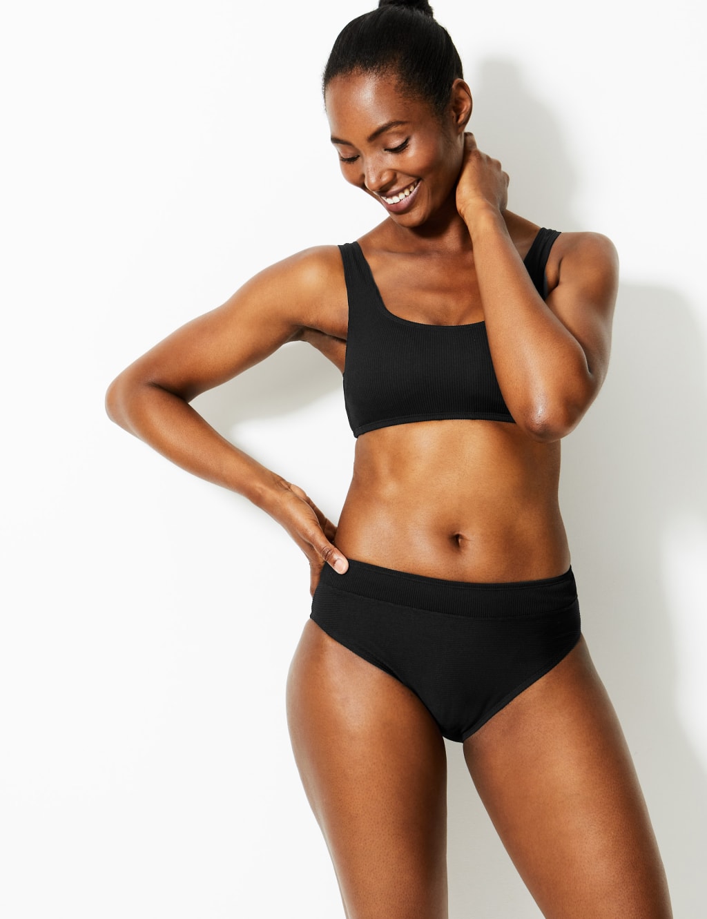 Padded scoop neck bikini new arrivals