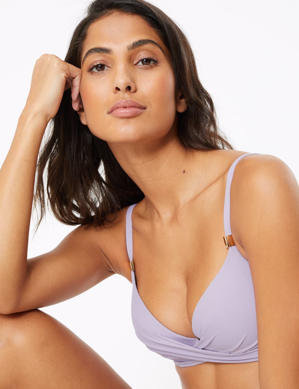 Underwired Front Wrap Bikini Top 1 of 5