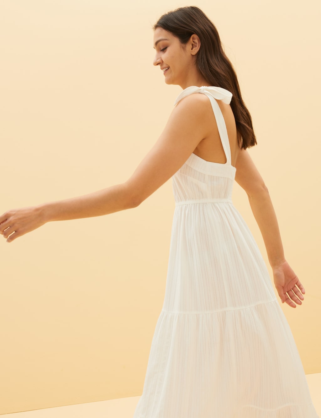 Pure Cotton Midi Slip Beach Dress 5 of 5