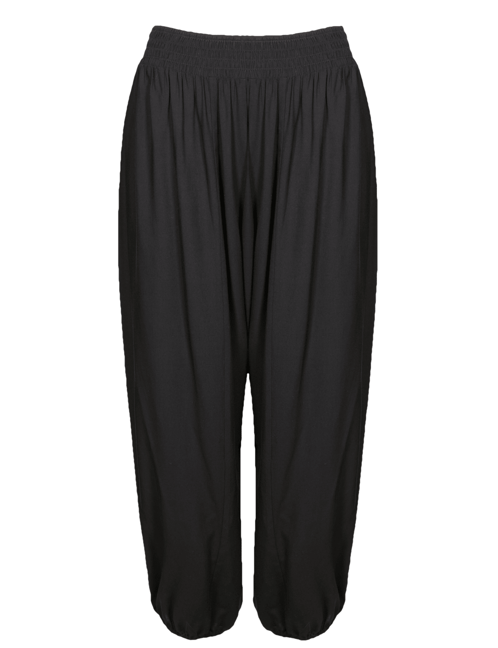 Smocked Waist Harem Trousers 2 of 5