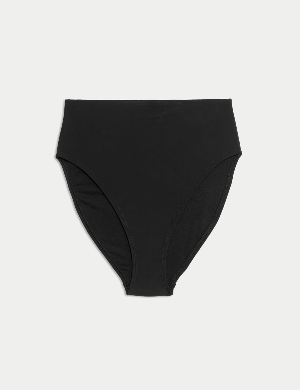 Plain black high waisted bikini bottoms shop