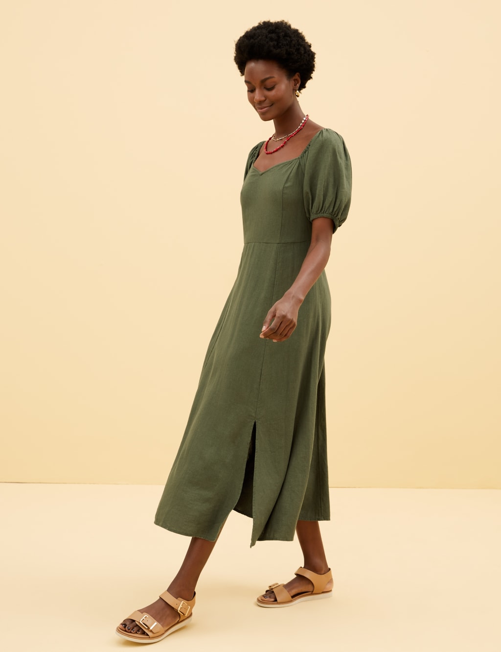 Linen tea dress 2025