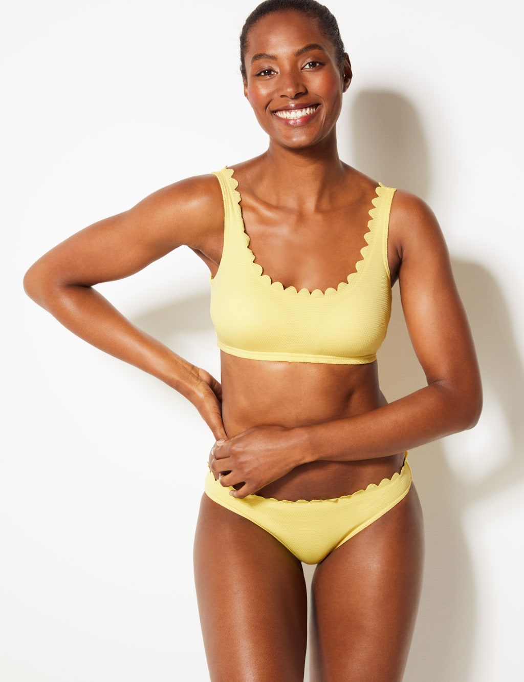Scoop neck bikini top online