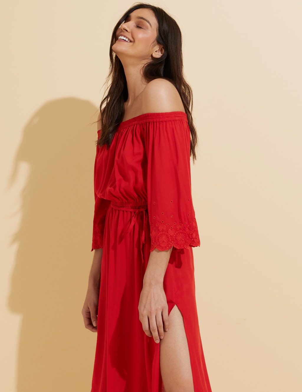 Bardot maxi beach dress best sale