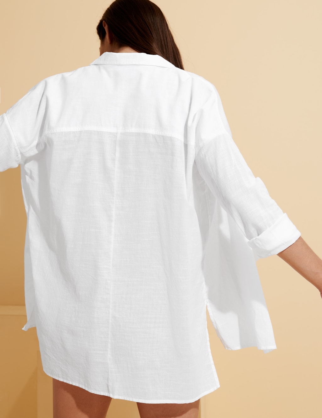Cotton shirt beach cover up 2025