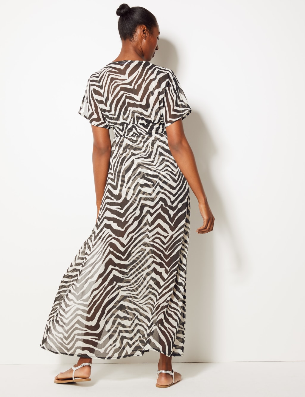 Marks and spencer zebra dress top