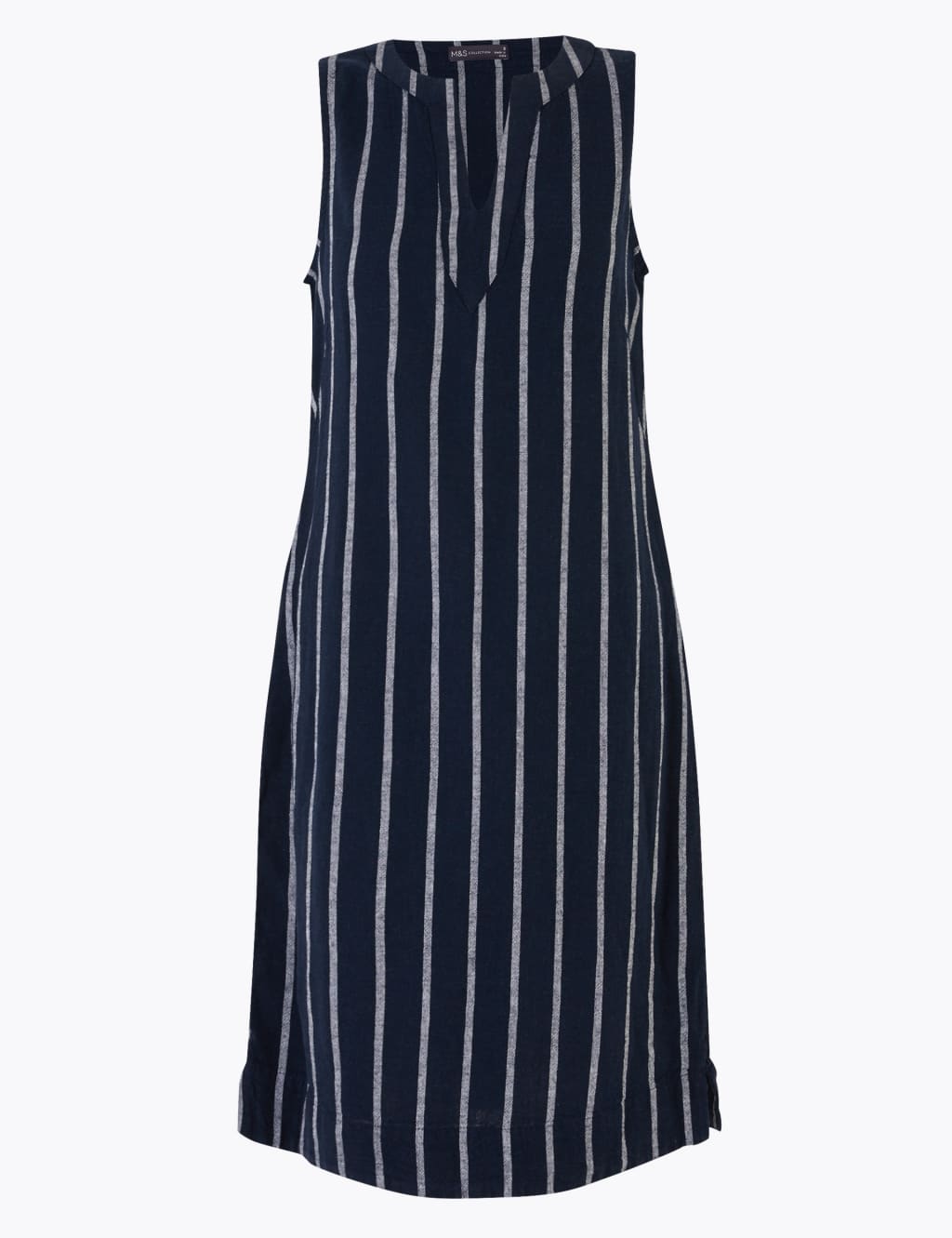 M and s linen shift dress cheap