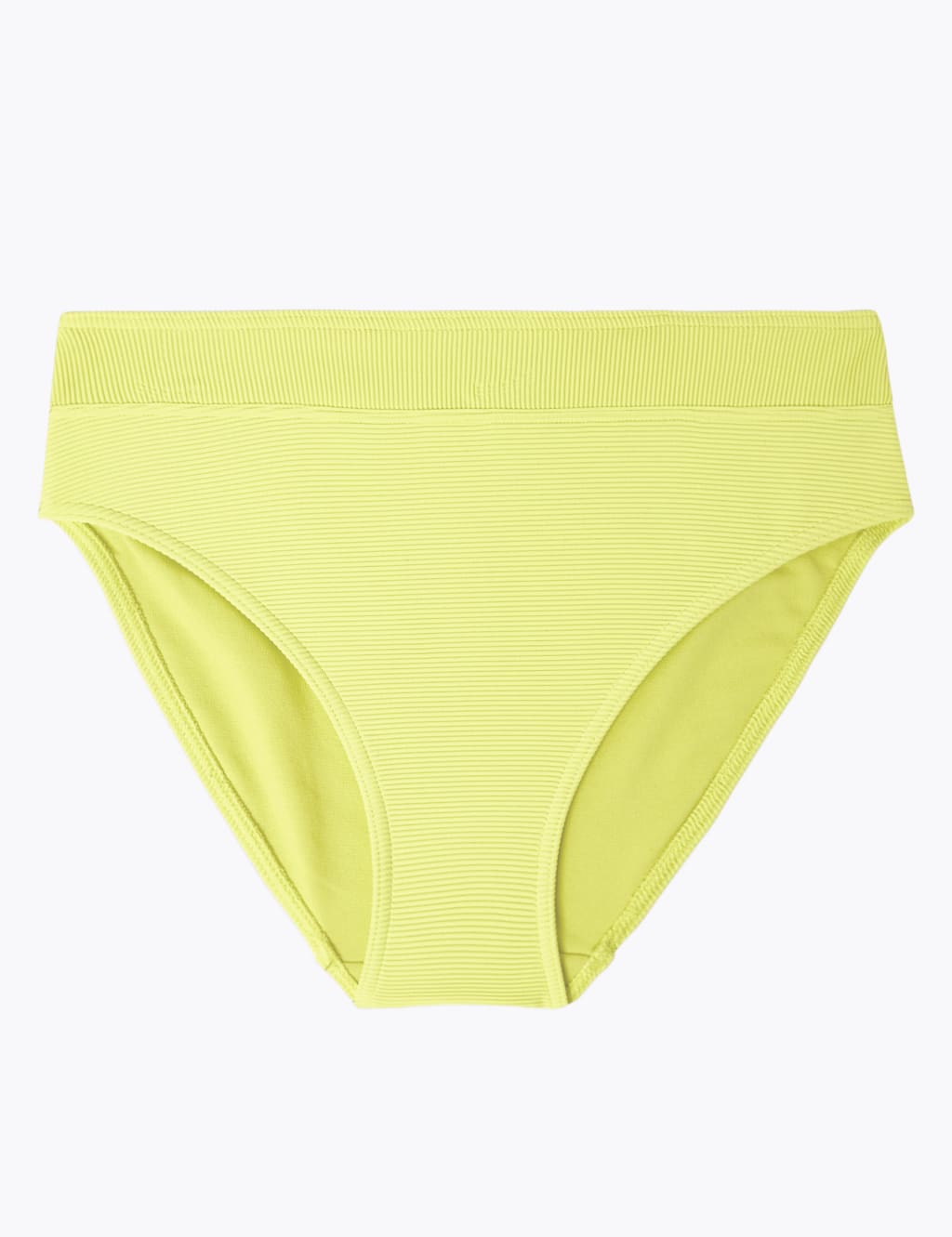 Ribbed High Waisted Bikini Bottoms 2 of 5