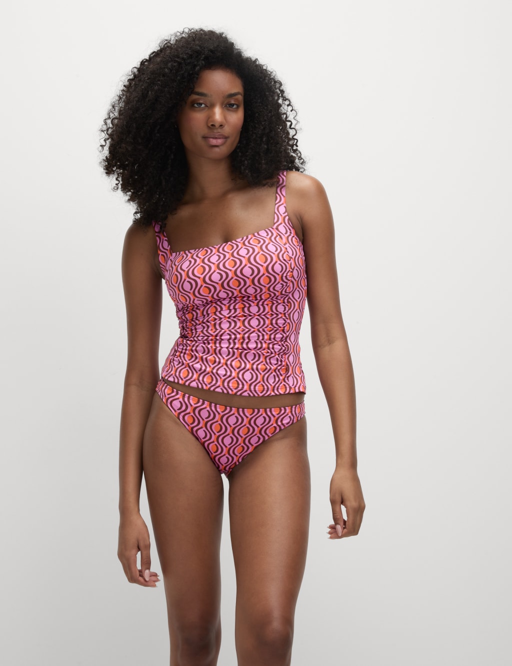 Tummy control tankini top top