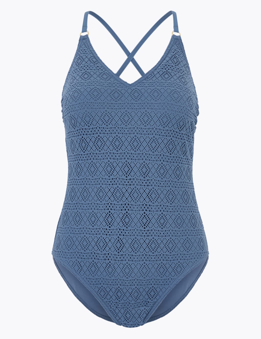 Crochet Plunge Swimsuit 2 of 5