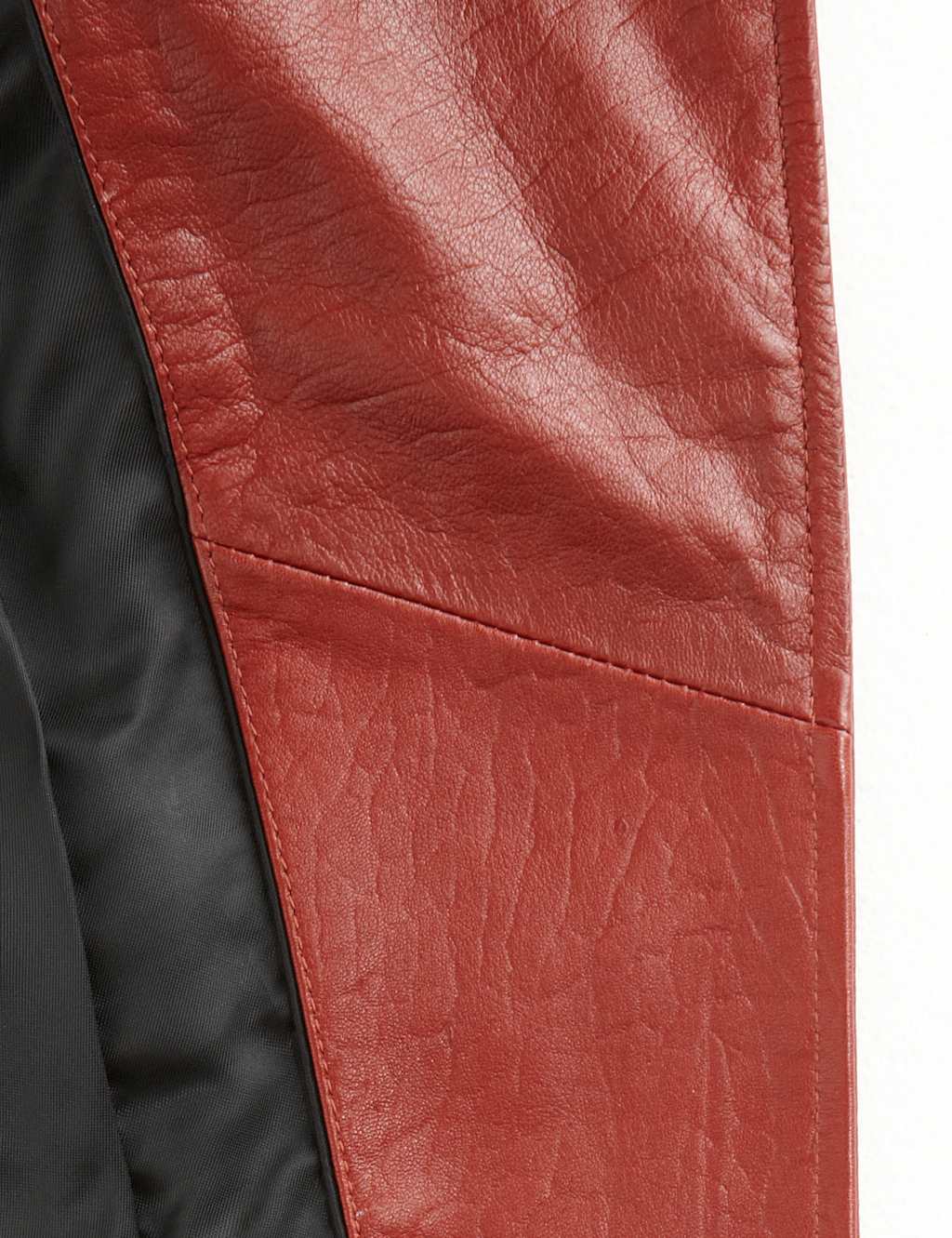 Leather Textured Biker Jacket 9 of 9