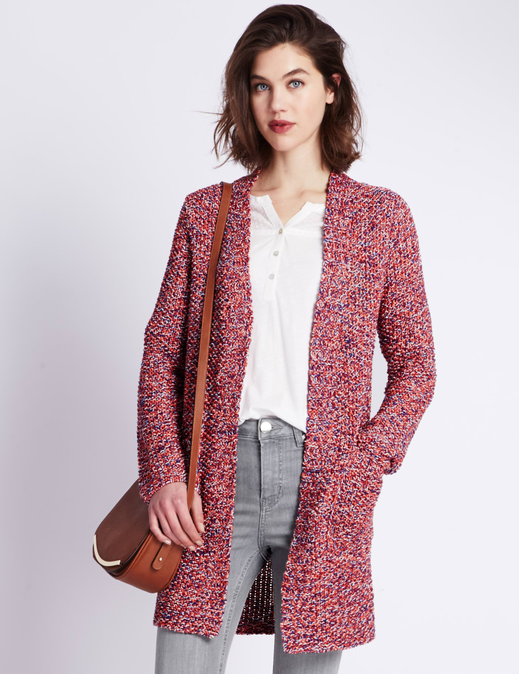 Open Front Longline Cardigan 1 of 3